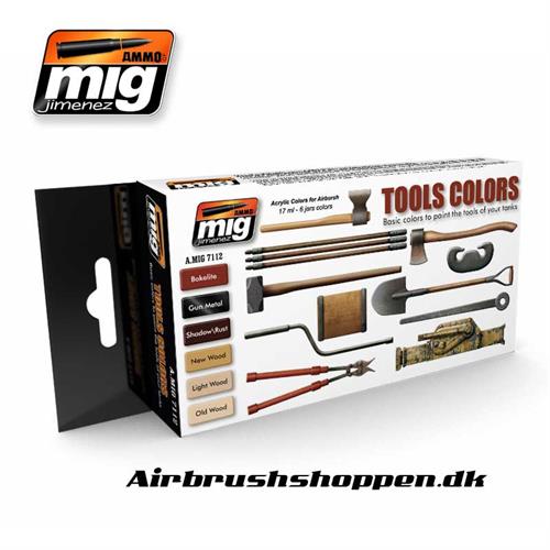 A.MIG 7112 Tool Set 6x17 ml